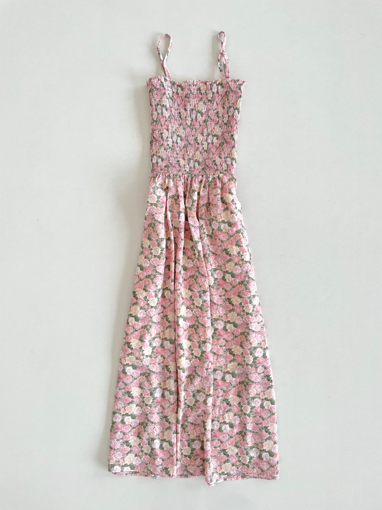 Flora Smocked Slip Dress -Bust 32 to 36