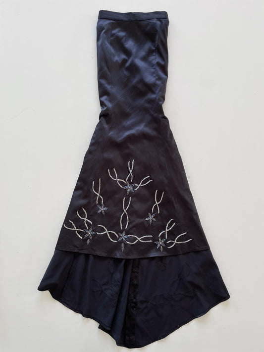 Hand Embroidered Vintage Skirt-Waist 28