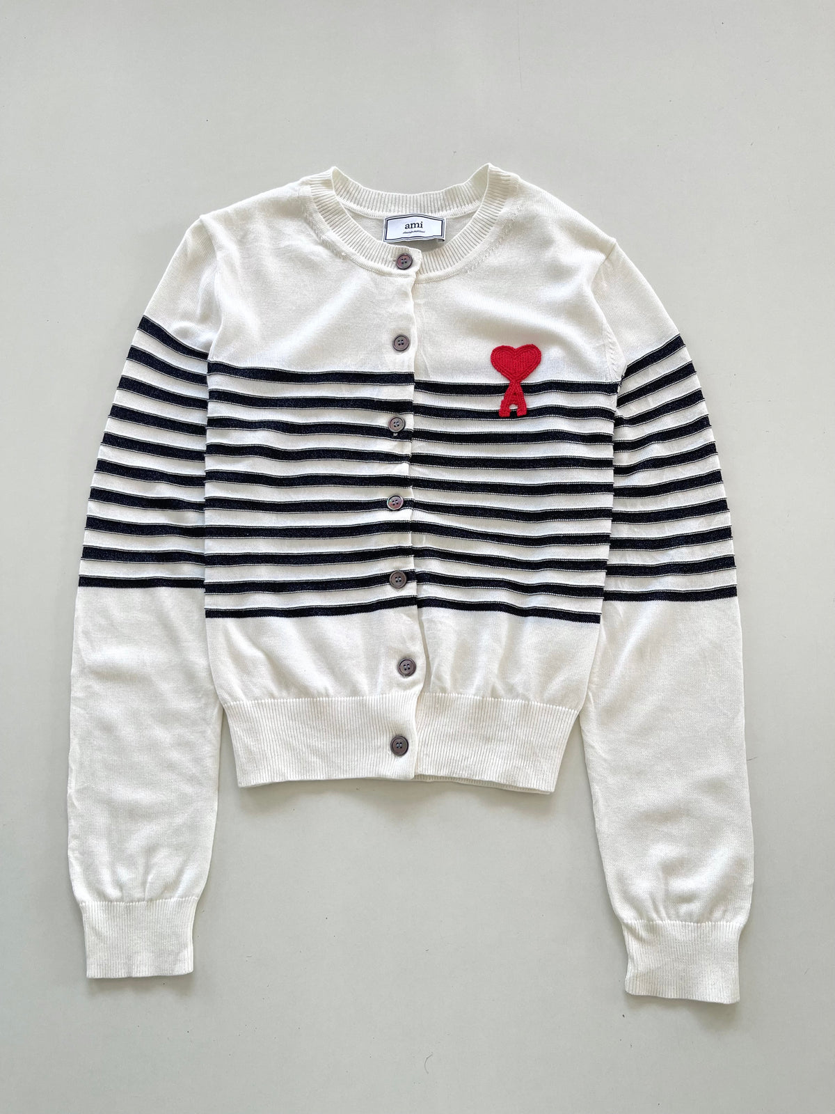 Ami Vintage 30%Silk 60% Wool Cardigan-Bust 36