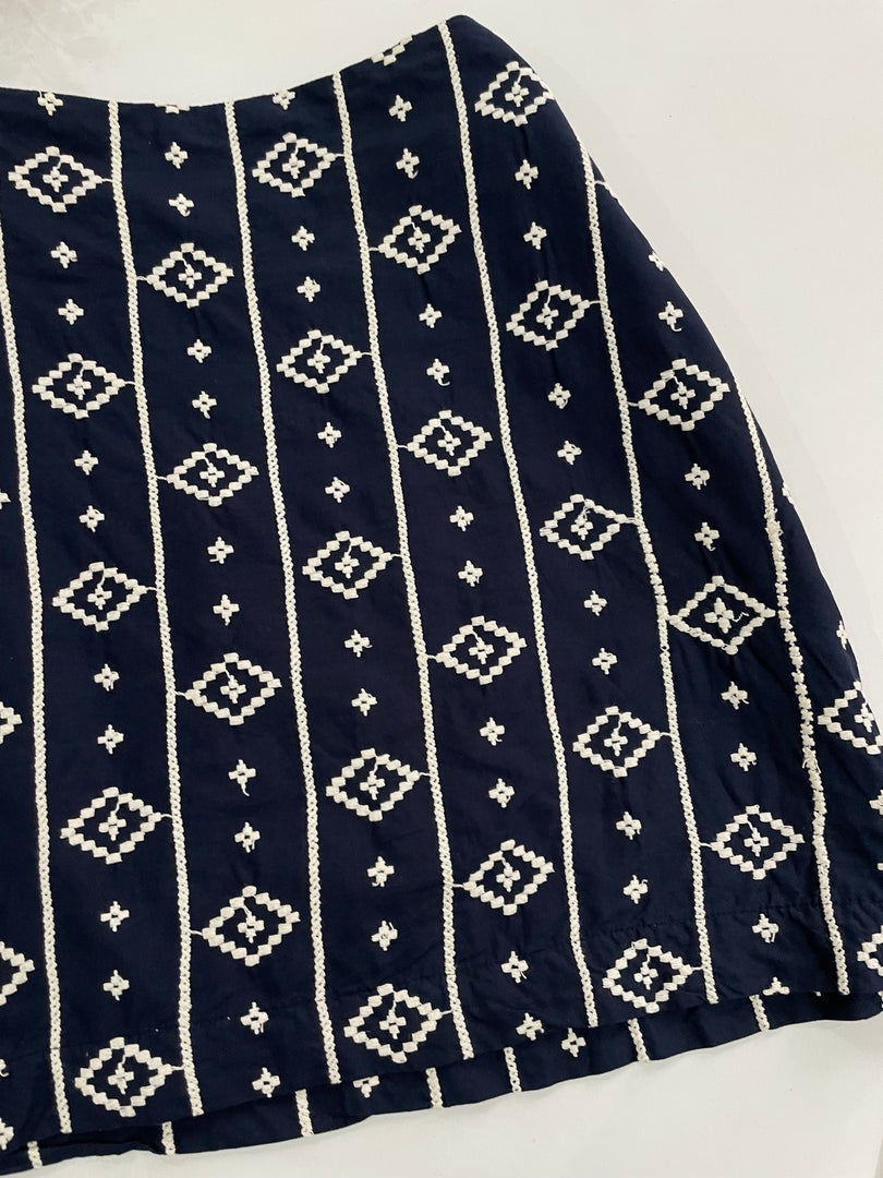 Mango Embroidered Skirt-Waist 30