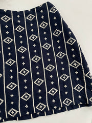 Mango Embroidered Skirt-Waist 30