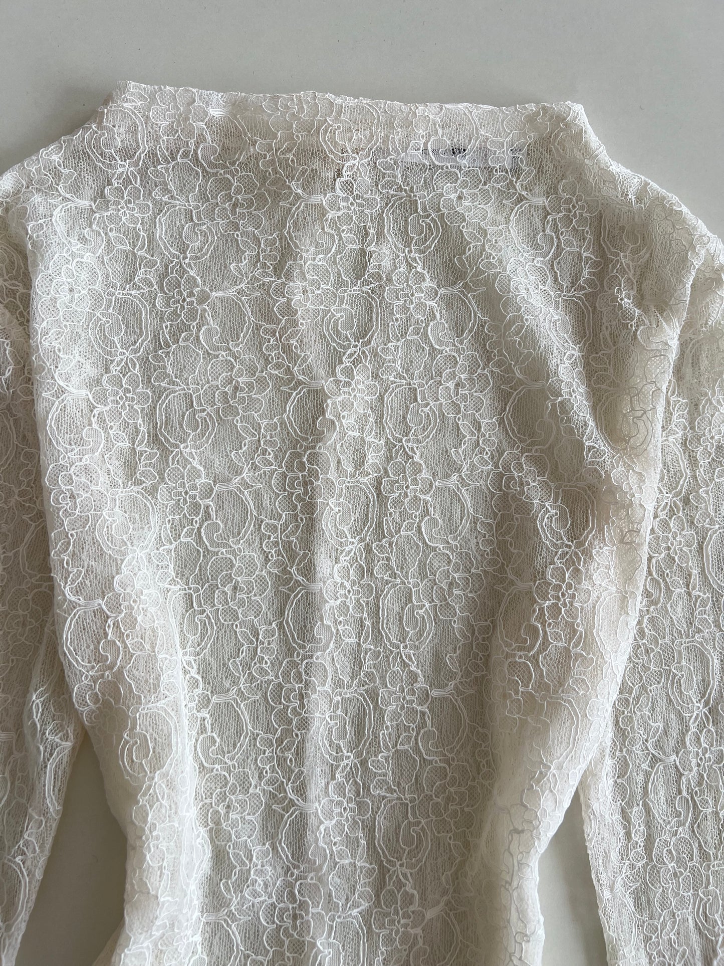Lace Sheer Top-Bust 34 to 36