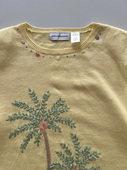 Alfred Dunner Embroidered Vest Sweater-Bust 46