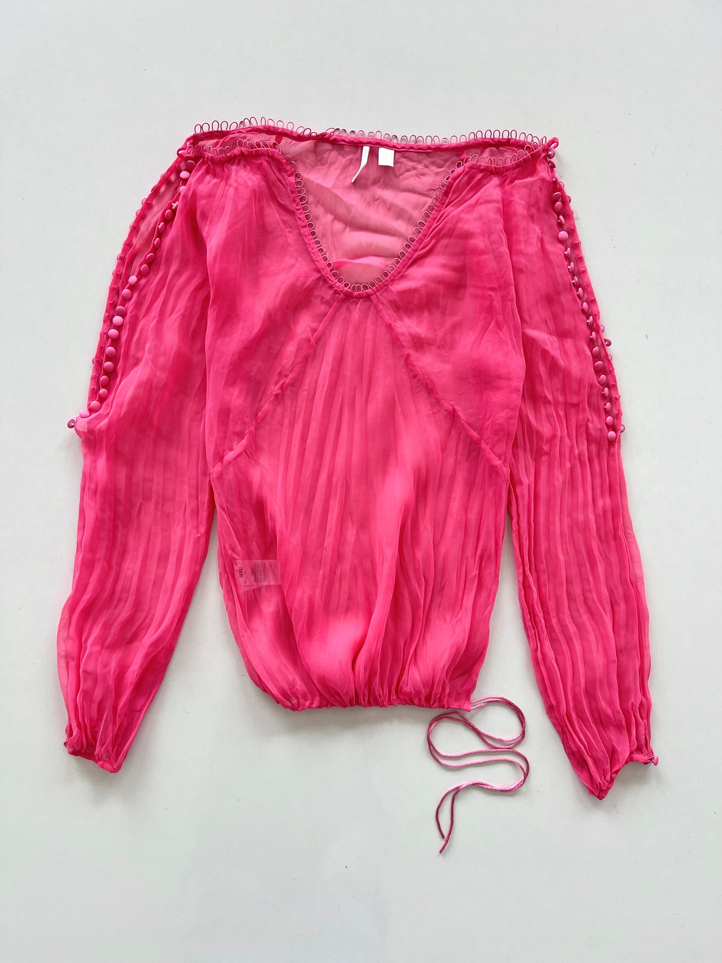 Mango Sheer Vintage Top-Bust 34 to 36