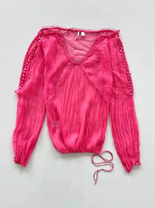 Mango Sheer Vintage Top-Bust 34 to 36