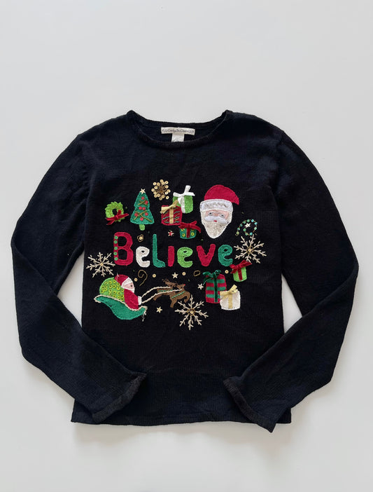 CarlySt Claire Embroidered Christmas Sweater-Bust 42