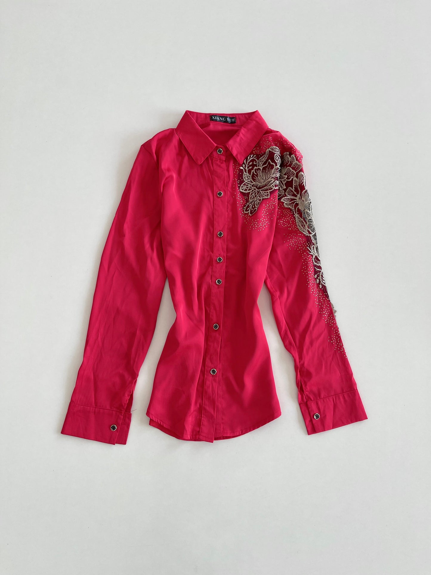Xiang Yue Embroidered Top-Bust 34