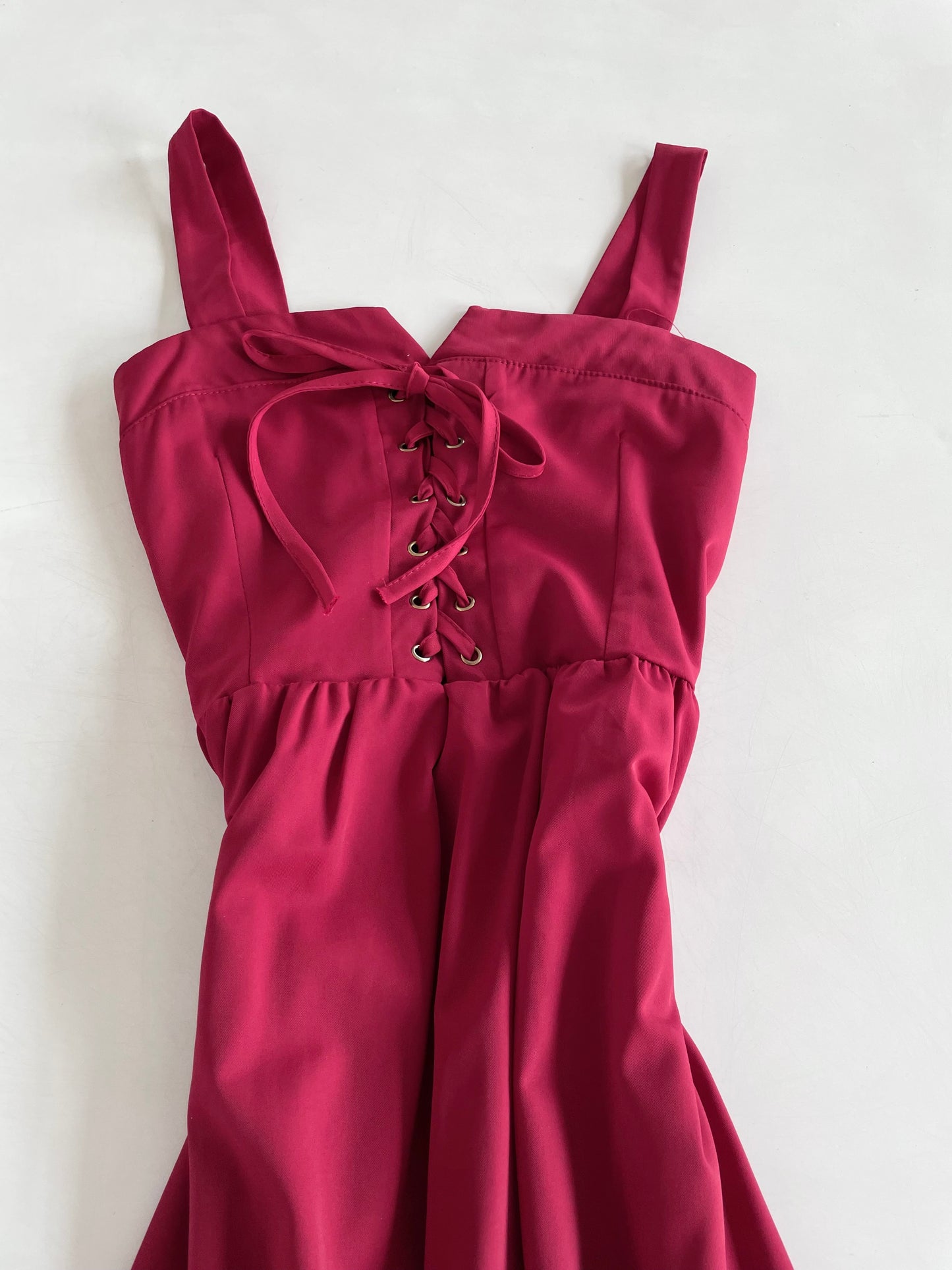 Cherry Red Dress-Bust 32 to 34