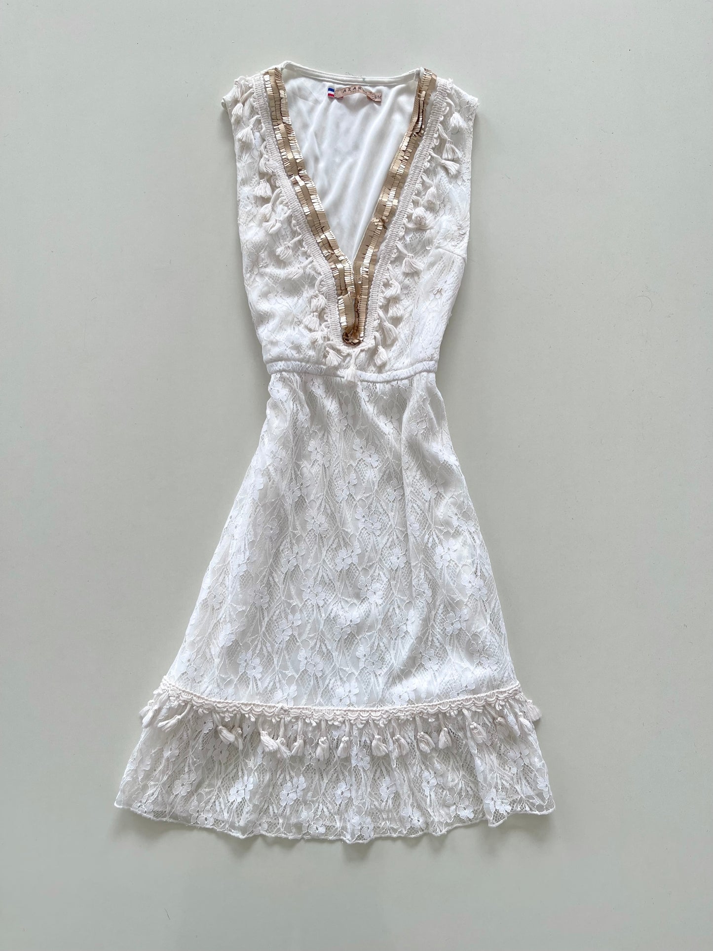 Azara Vintage Lace Dress -Bust 36