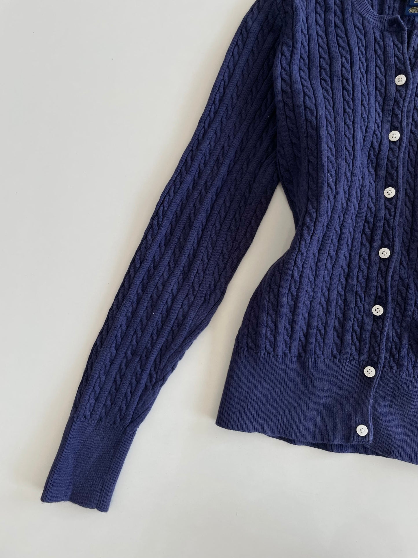 Ralph Lauren 100%Cotton Vintage Cardigan-Bust 30 to 32