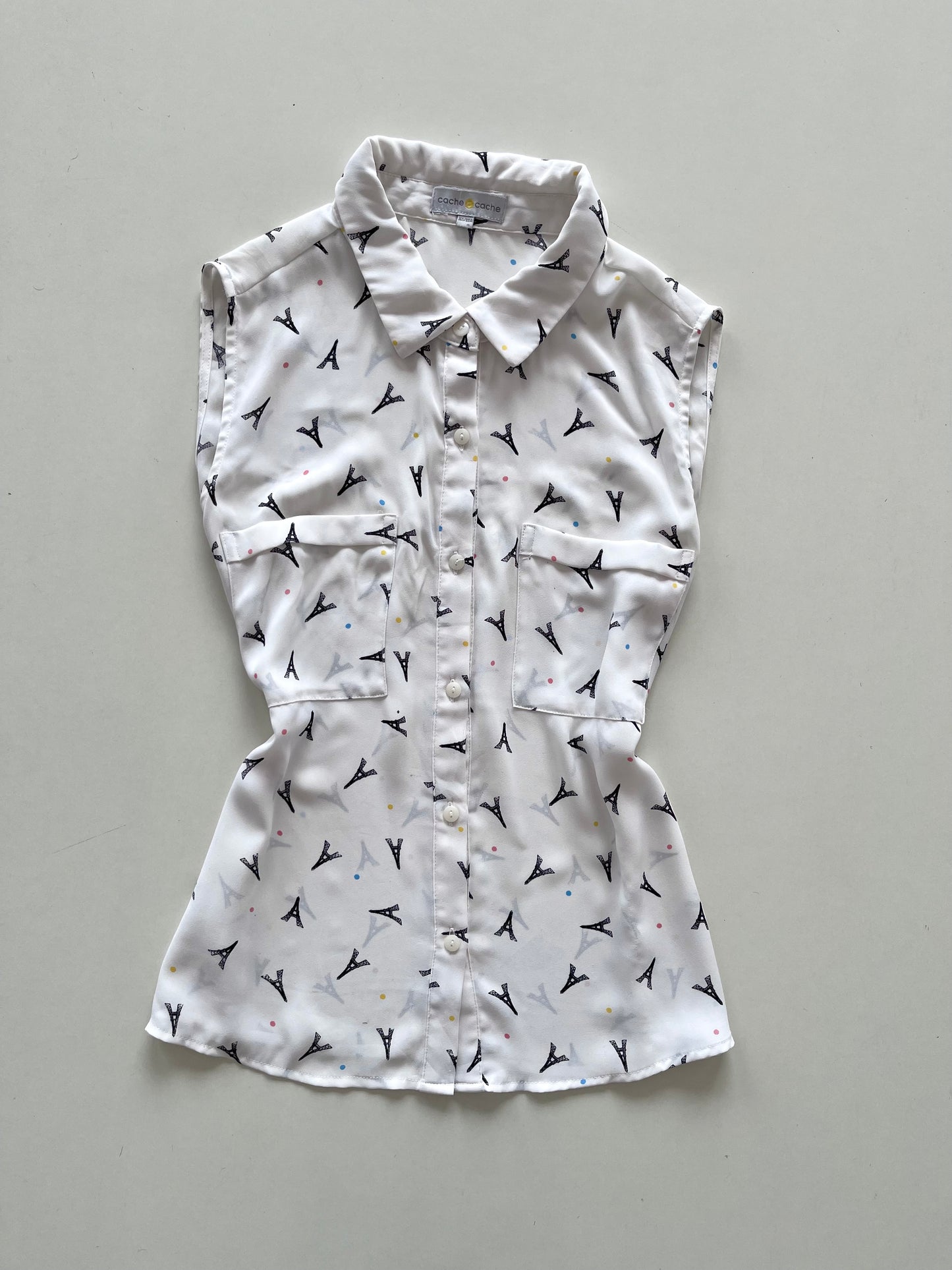Cache Cache Sheer Top-Bust 38