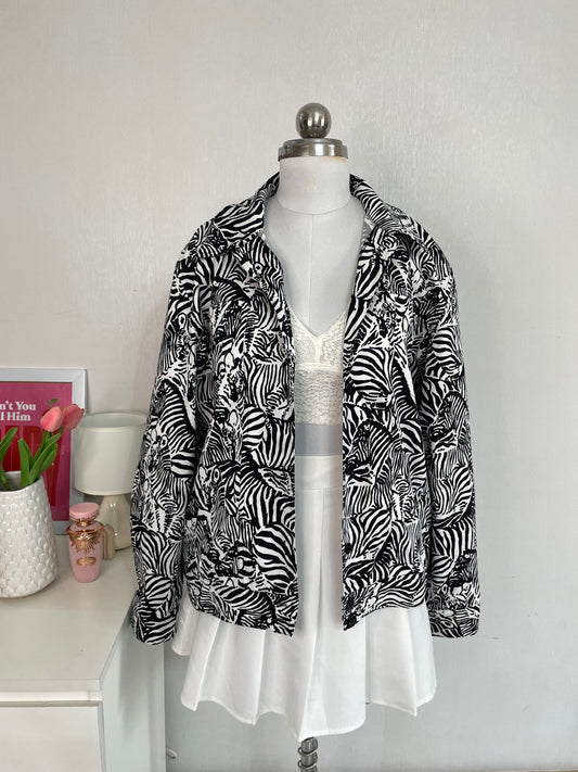 ALFRED DUNNER PRINTED BLAZER - BUST 44