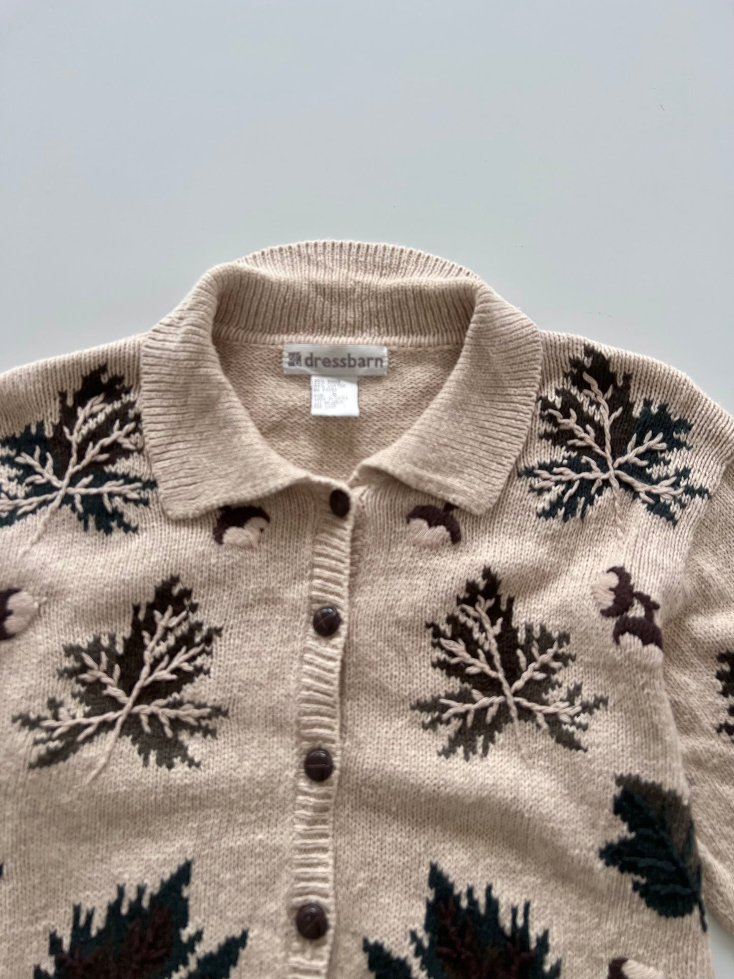 Dressbarn Embroidered Sweater-Bust 52