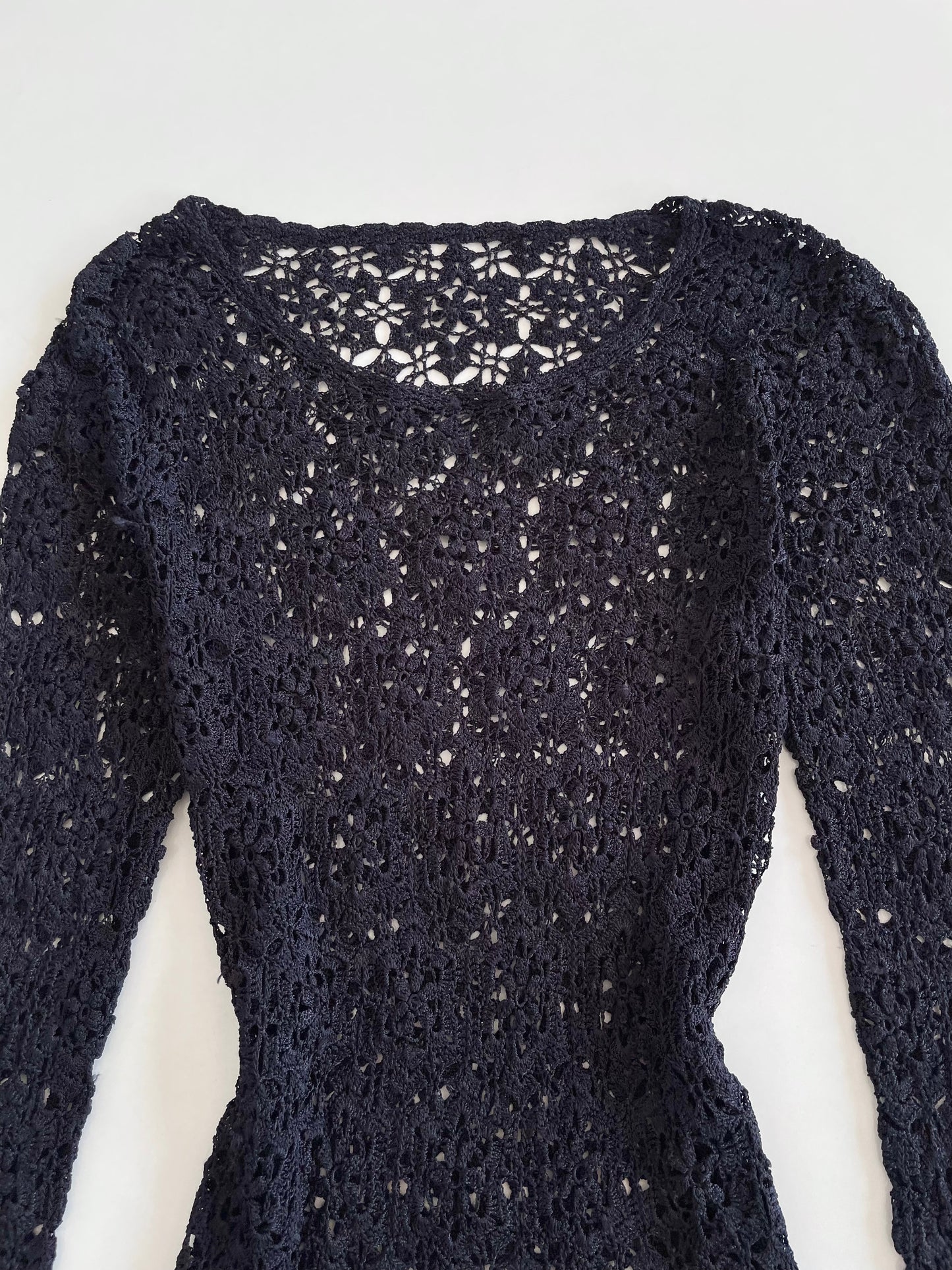 Crochet Sheer Top-Bust 32 to 34