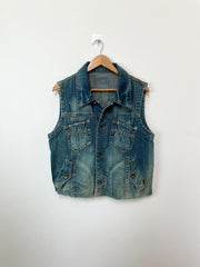 Bangbang Denim Vest-Bust 40