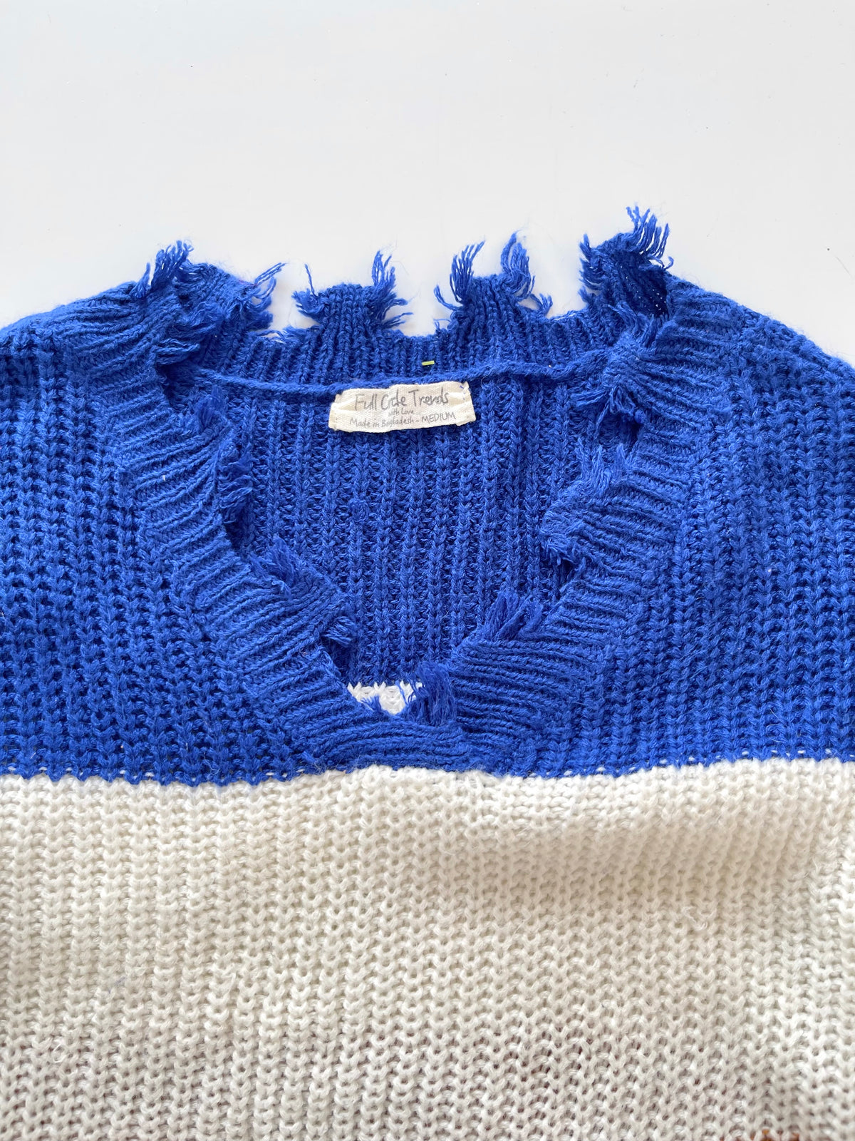 Full Circle Trends Chunky Pinterest Sweater-Bust 42
