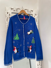 Embroidered Christmas Sweater-Bust 48
