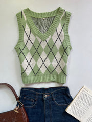 Chunky Sweater Vest-Bust 30