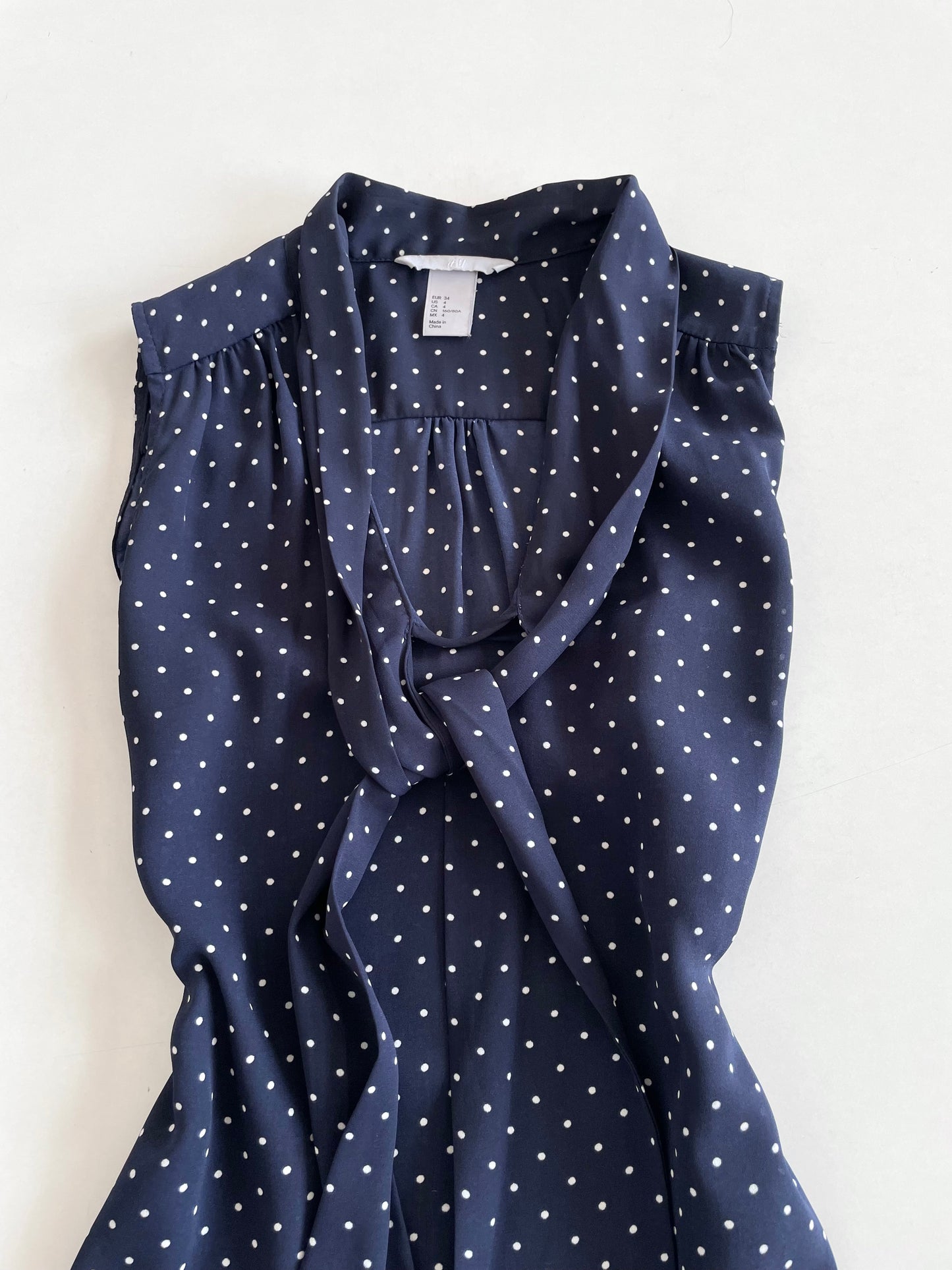 H&M Polka Dot Top-Bust 34