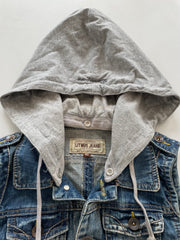 Litmus Hooded Denim Top-Bust 32