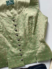 Allwerk Jacquard Waistcoat-Bust 36