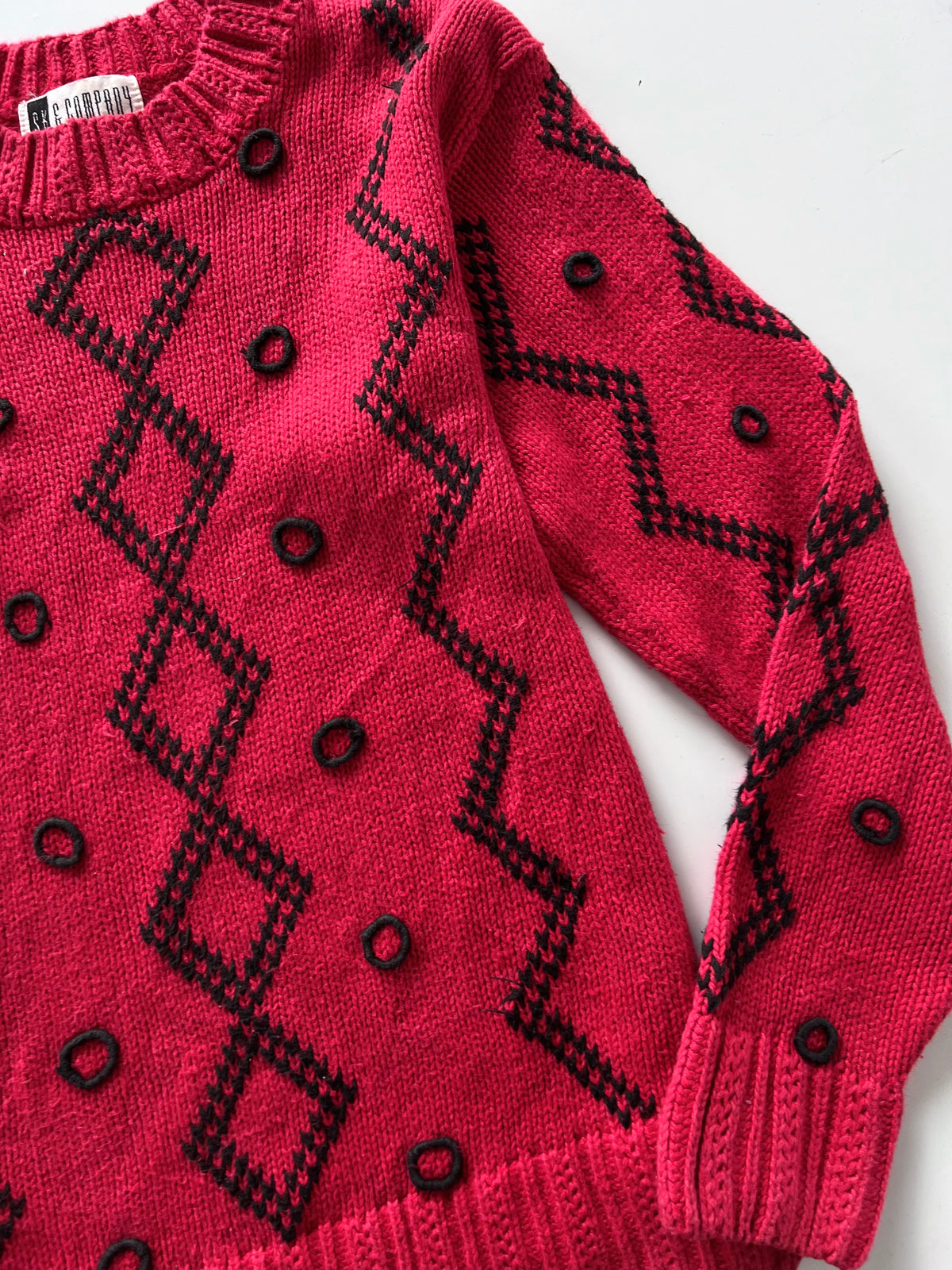 Sk&Company Embroidered Sweater-Bust 36