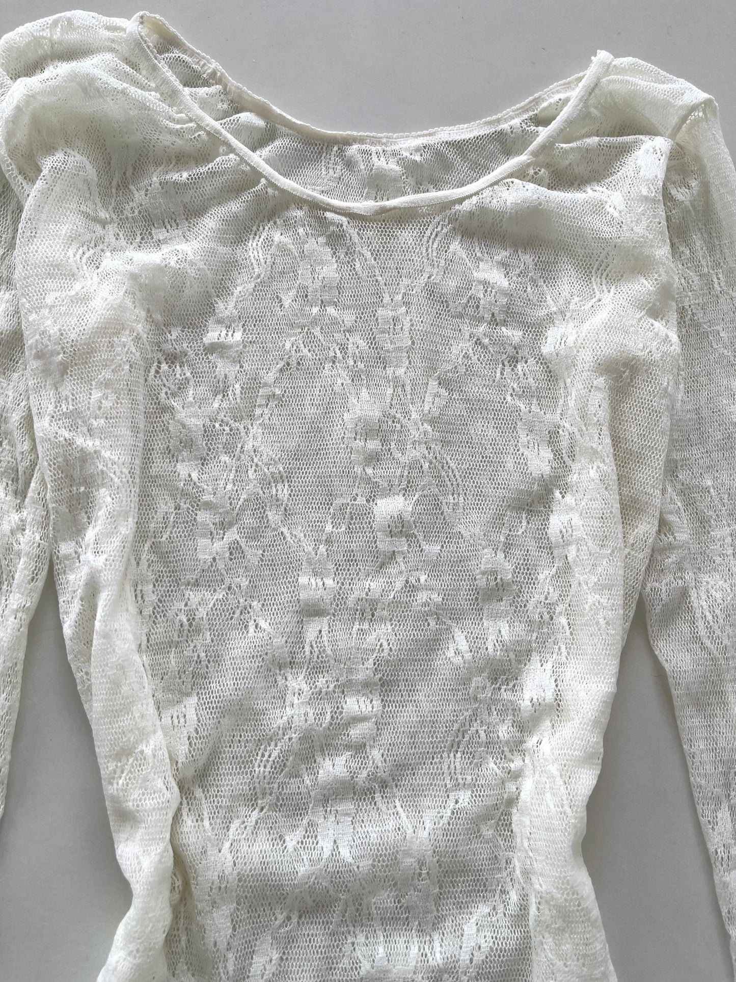 Lace Sheer Top-Bust 36 to 38