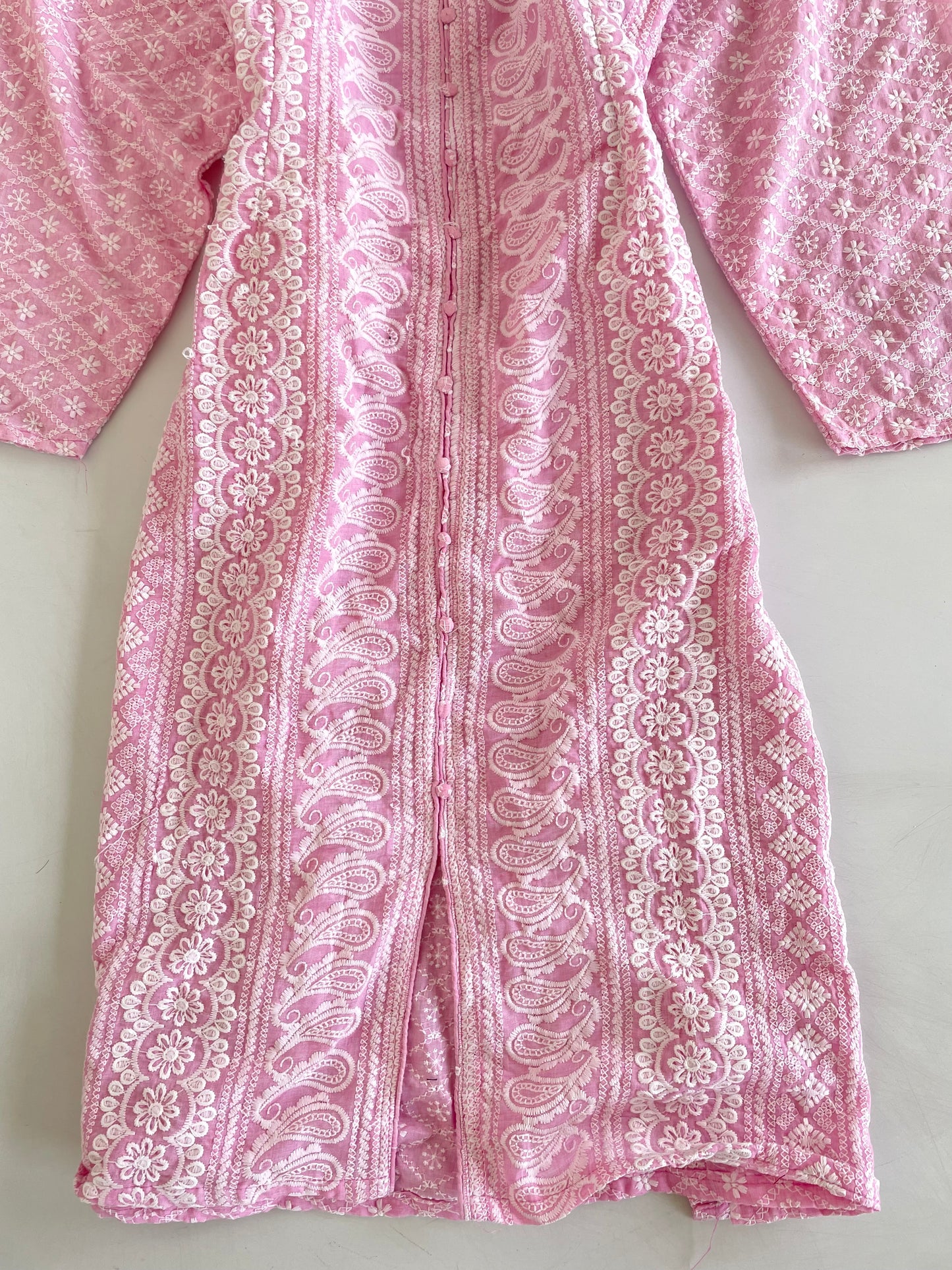 Embroidered Cotton Kurti-Bust 46