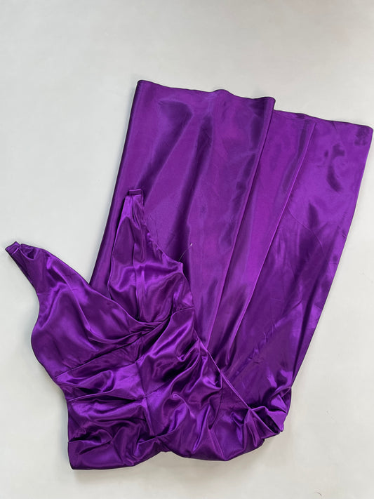 Satin Ruched Dress-Bust 30 to 32