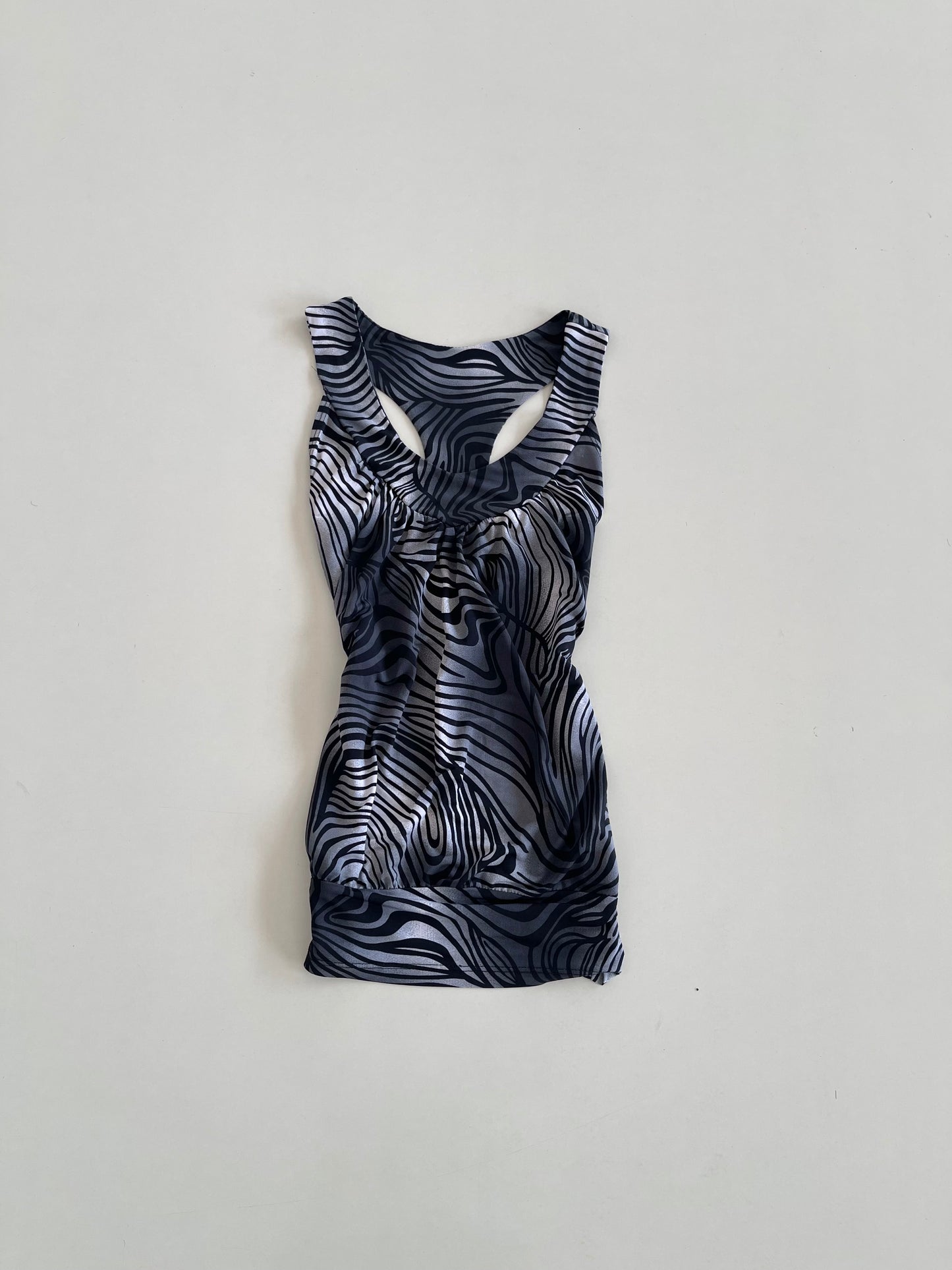 Vintage Zebra Top- Bust 32 to 34