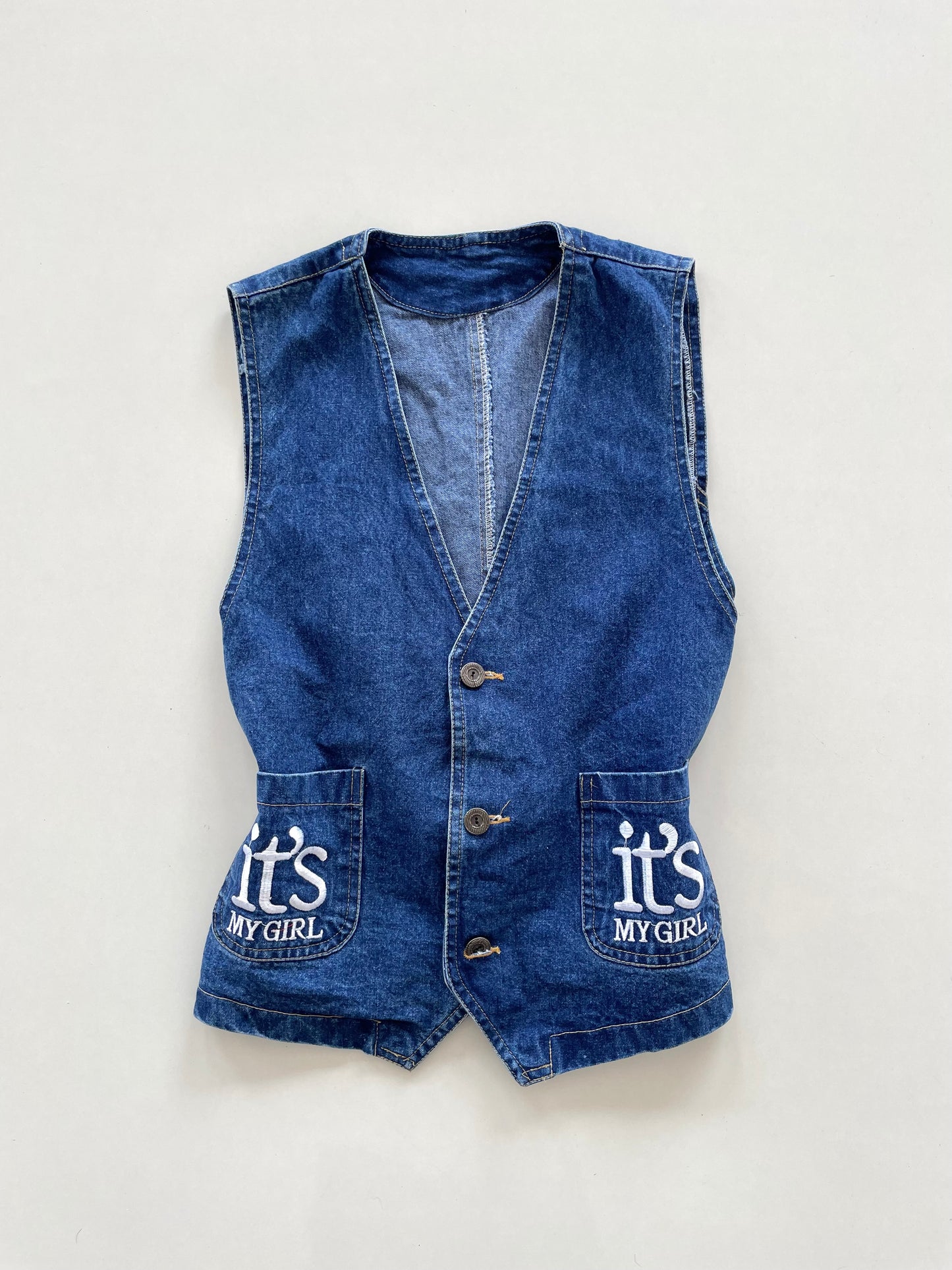 Denim Vest-Chest 38