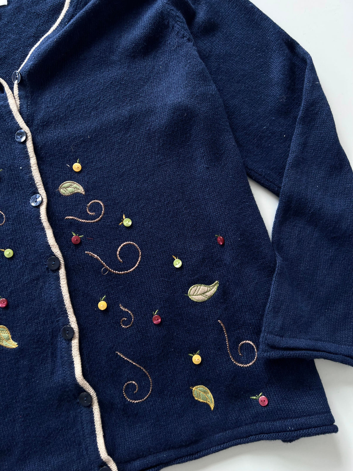 Breckenridge Embroidered Cardigan Sweater-Bust 54