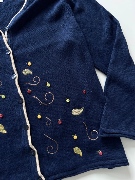 Breckenridge Embroidered Cardigan Sweater-Bust 54