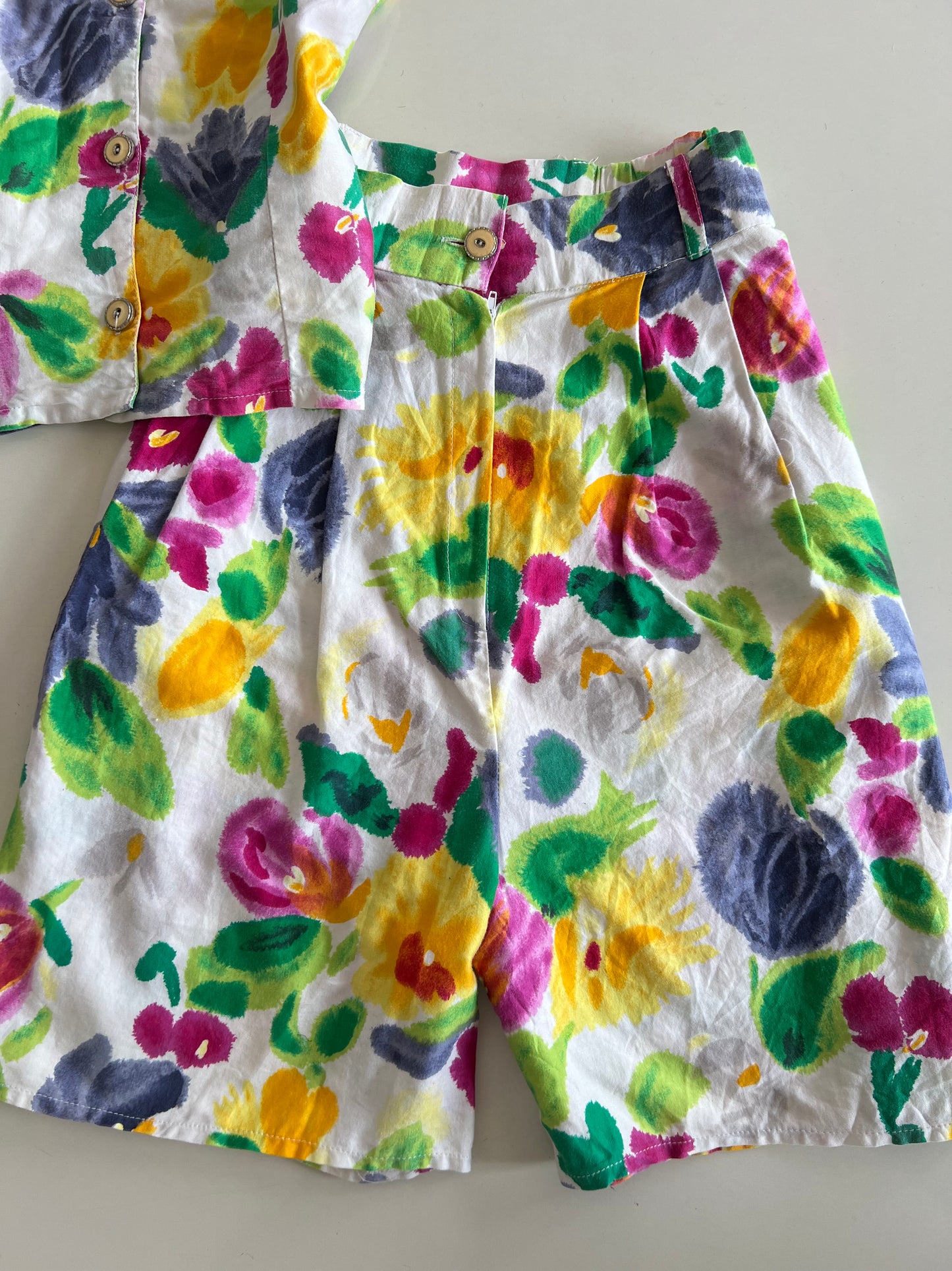 Floral Set Top-Bust 38 Shorts-Waist 32