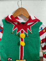 Load image into Gallery viewer, Kids' Hooded Christmas Sweater-Chest 26