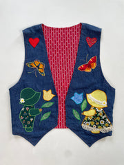 Two Sided Embroidered Waistcoat-Bust 40