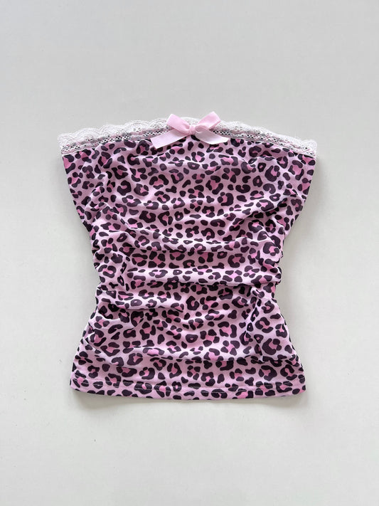 Animal Print Tube Top-Bust 32 to 34