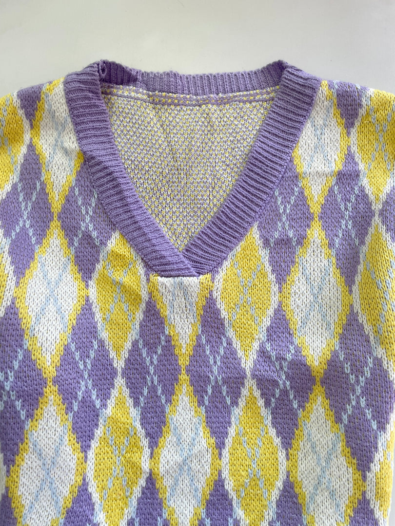 Chunky Sweater Vest-Bust 40