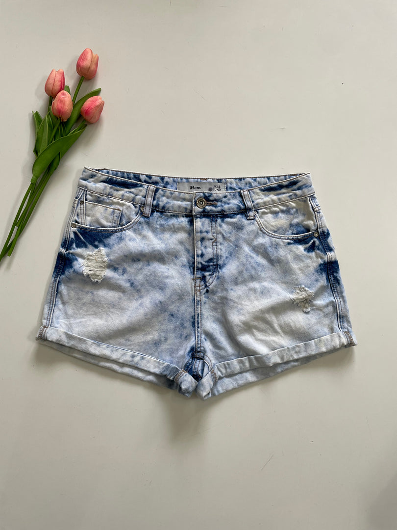 MOM DENIM SHORTS - WAIST 32