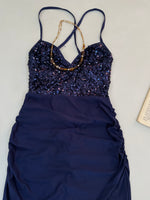 Load image into Gallery viewer, Sequin Backless Dress-Bust 28 to 34
