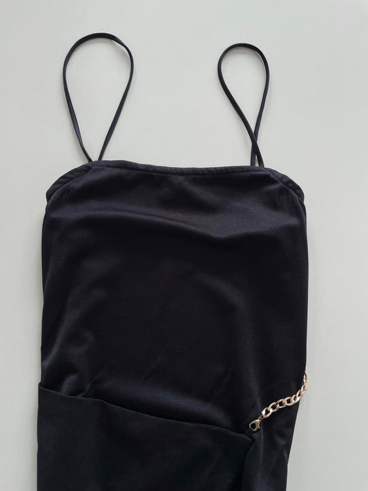 Black Slip Dress-Bust 32