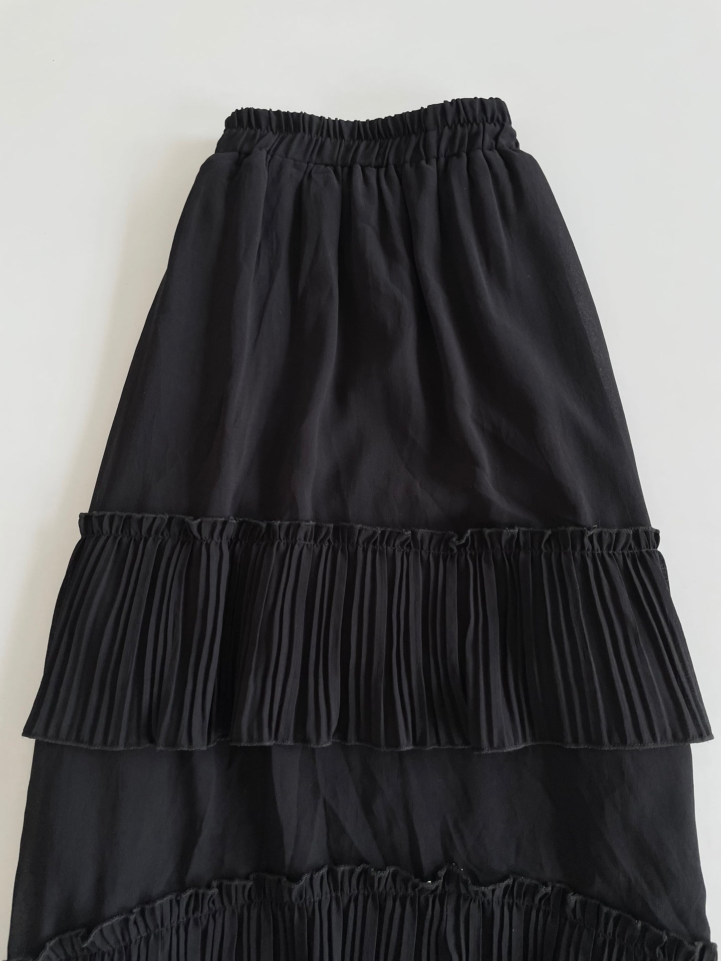 Vintage Ruffle Skirt - Waist 28 to 32