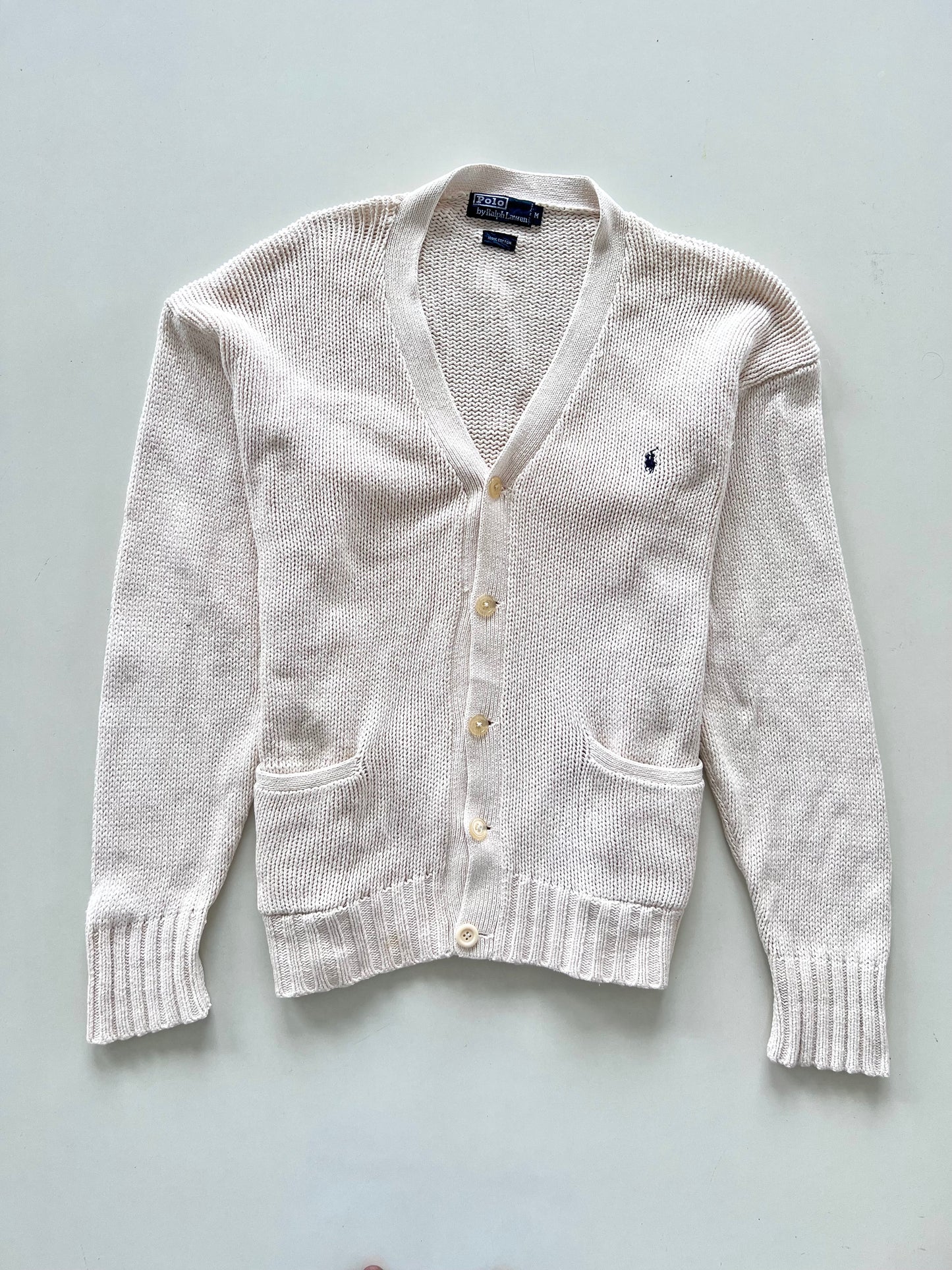 Ralph Lauren 100% Cotton Vintage Cardigan-Bust 42