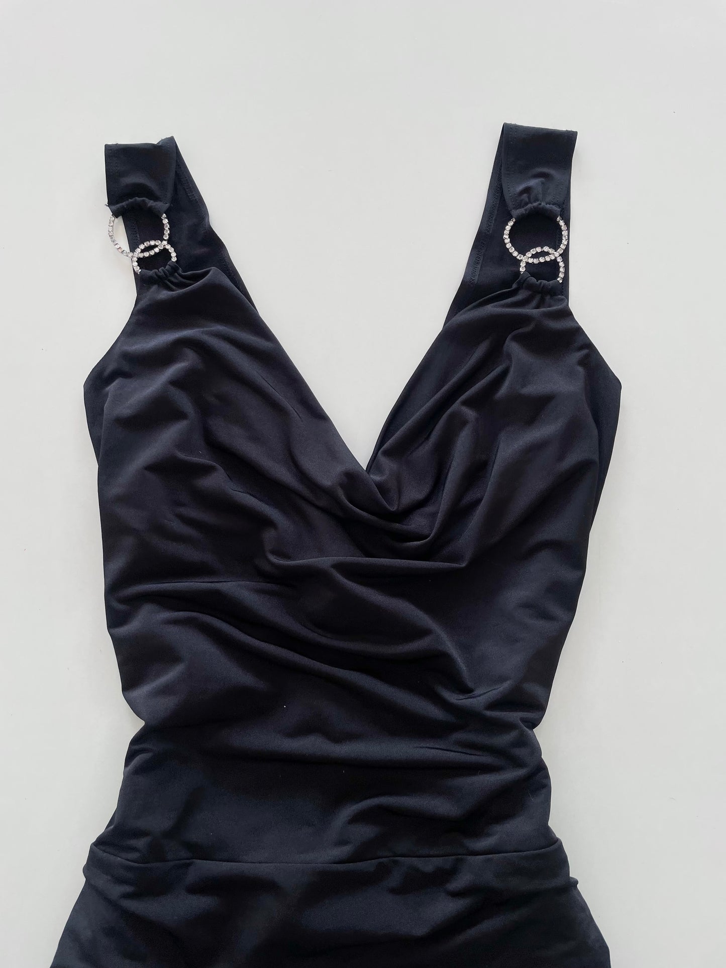 Ruched Black Dress-Bust  38