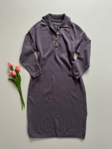 GREY WINTER DRESS - BUST 38 TO 44