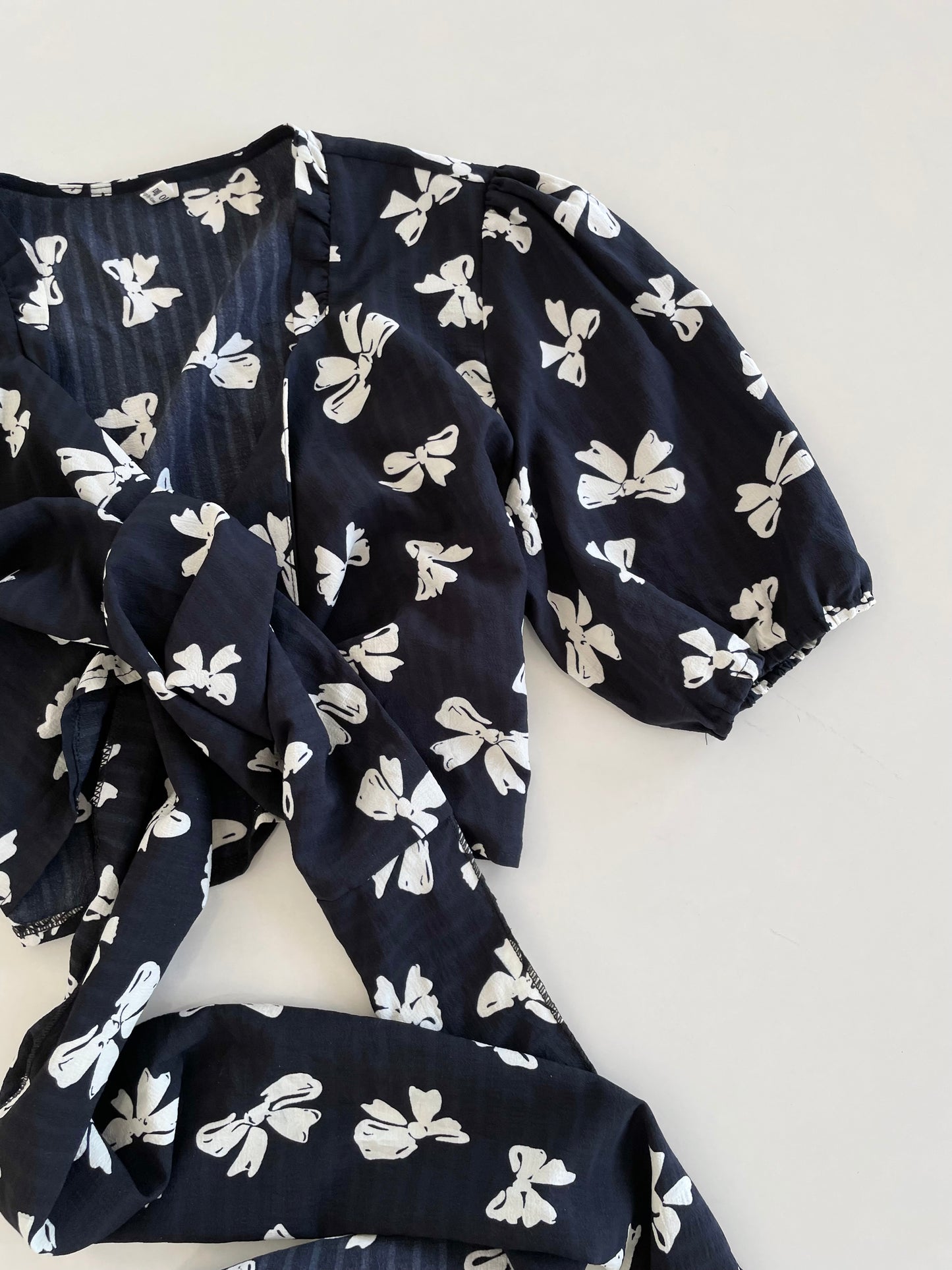 Bows Wrap Top-Bust 42