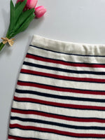 Load image into Gallery viewer, Striped Tweed Skirt - Waist 26 to 28
