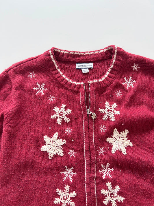 Croft&Barrow Embroidered Zipper -Bust 42