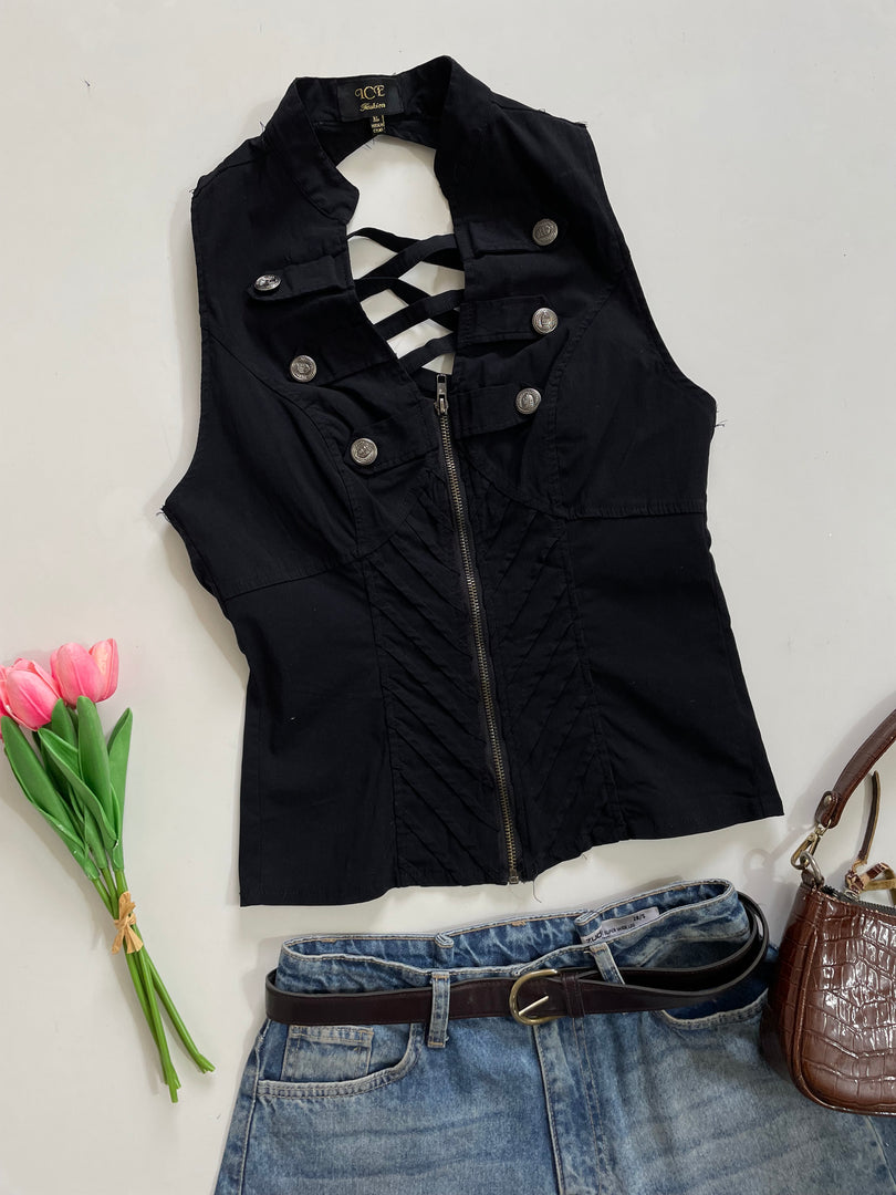 Ice Back Cutout Waistcoat - Bust 34 to 36