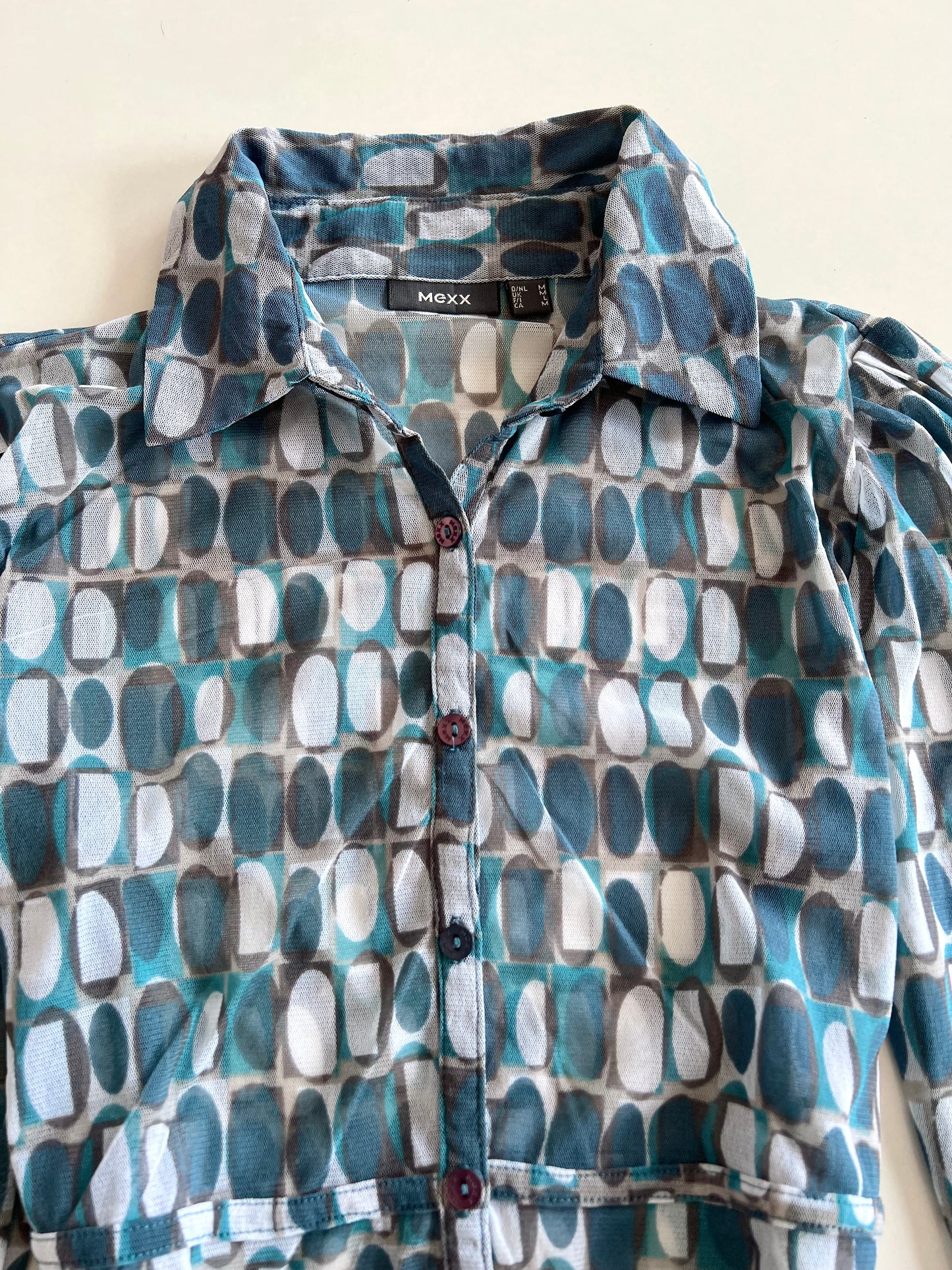Mexx Sheer Vintage Shirt-Bust 32 to 34